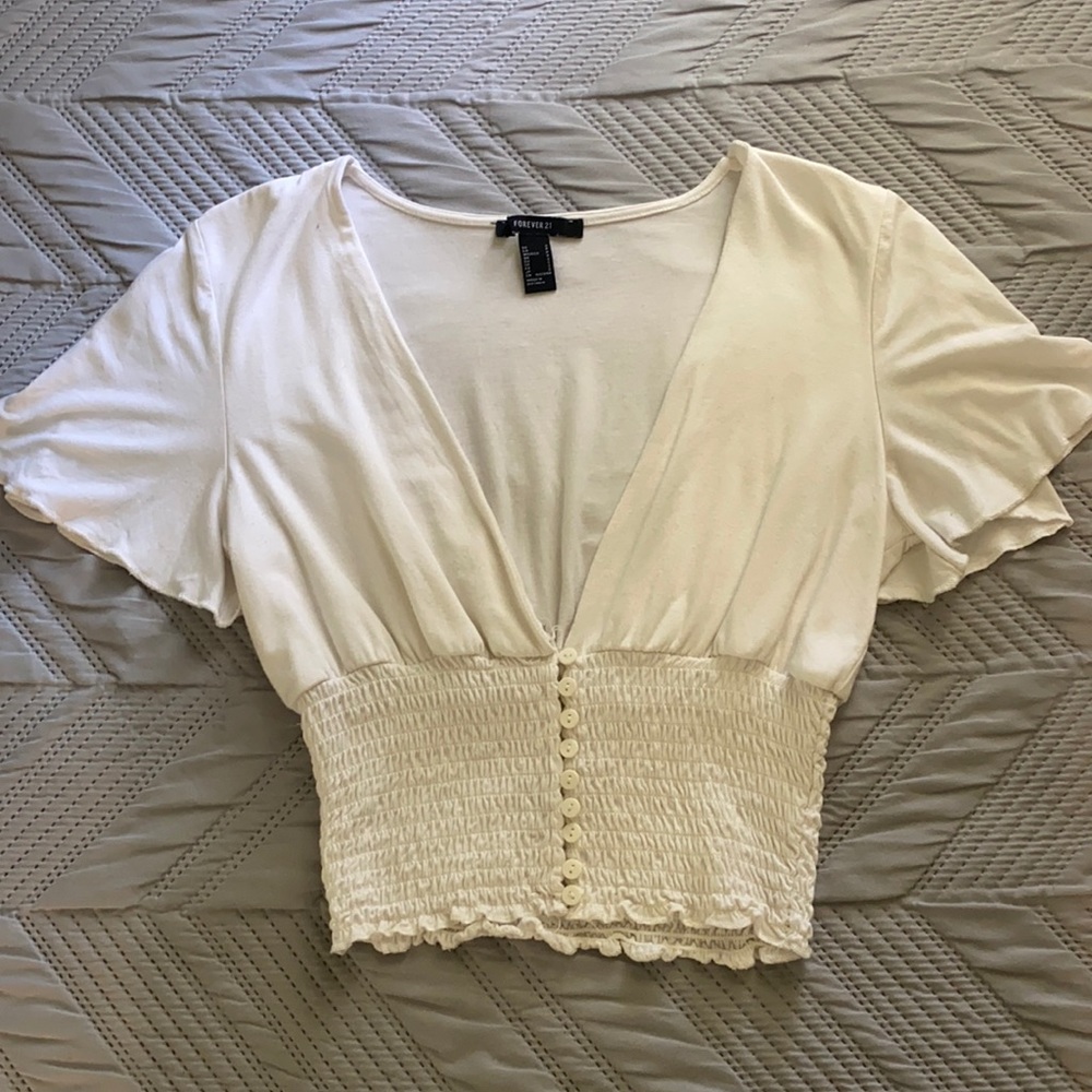 Forever 21 Low Cut Top • Size S